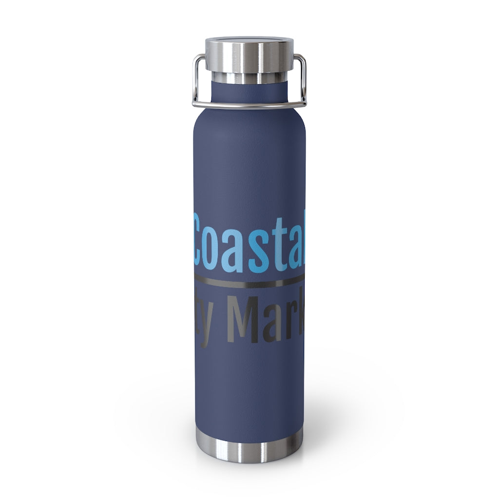 Coastal City Market Insulated Bottle, 22oz